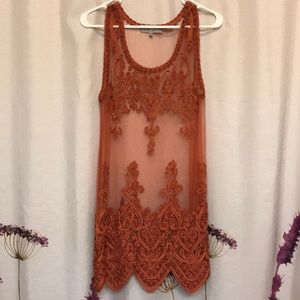 Hand-stitched Copper Dress